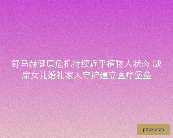 舒马赫健康危机持续近乎植物人状态 缺席女儿婚礼家人守护建立医疗堡垒